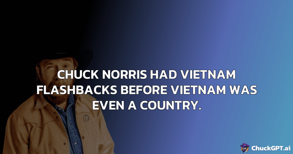 Vietnam flash backs